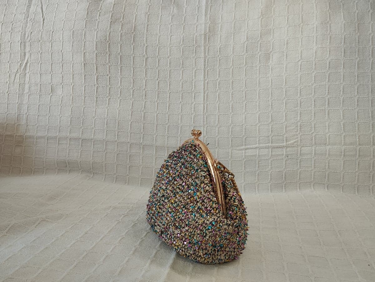 22cm Burgulu Cepli Astarlı Simli Kağıt İpli Çanta (32x20 cm) - Görsel 8